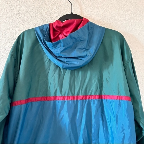 VSTR Windbreaker Hood 1/3 Zip Color Block Men Size Large - Picture 9 of 12
